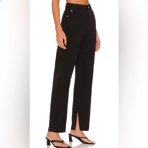 Weworewhat mom slit straight jeans - Picture 1 of 8